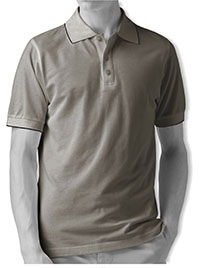 Grey Heather Polo Shirt